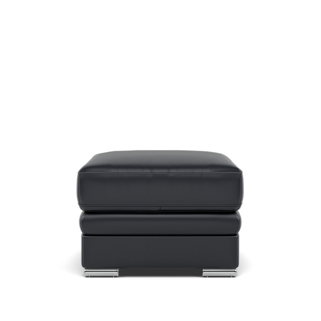 Gino Storage Footstool - Storage Stool Cat 60 - Cat-60/24 Montana Navy / Metal Feet - image 1