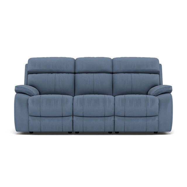 Galaxy 3 Seater Sofa - 3 Seater Fabric - BFA-MAD-08 PACIFIC BLUE - image 1