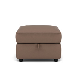 Tranquil Storage Footstool - Storage Foostool Fabric - BFA-MAD-05 DARK TAUPE - thumbnail 1