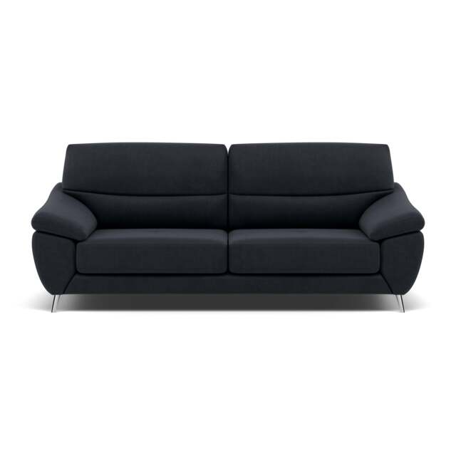 Bolero Small 3 Seater Sofa - 2.5 Seater Sofa Fabric - SFA-PEY-10 CHARCOAL - image 1