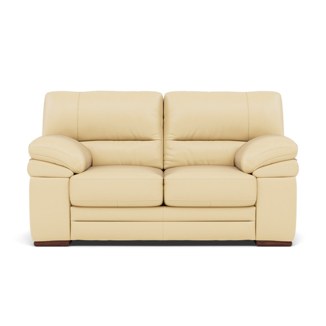 Gino 2 Seater Sofa - 2 Seater Sofa Cat 60 - Cat-60/04 Montana Vanilla Cream / Wooden Feet - image 1