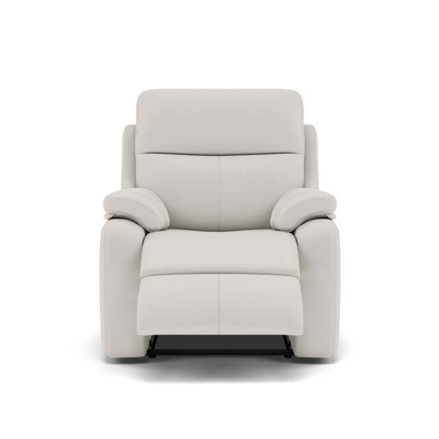 G Plan Kingsbury Recliner Armchair - Power Recliner Chair with USB Grade L - Power Recliner with USB - L840 Cambridge Chalk - image 1