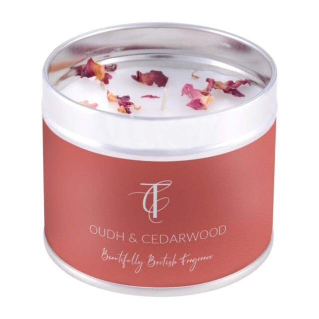Oudh & Cedarwood Tin Candle - DISC Oudh & Cedarwood Tin Candle - image 1