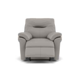 G Plan Seattle Recliner Armchair - Power Recliner Chair with USB & Lumbar Grade L - Power Recliner with Lumbar Support & USB - L842 Cambridge Grey