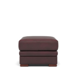 Gino Storage Footstool - Storage Stool Cat 60 - Cat-60/15 Montana Ruby / Wooden Feet