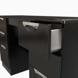 Colton Vanity Table - Vanity - BGBM - Black Gloss & Black - thumbnail 4