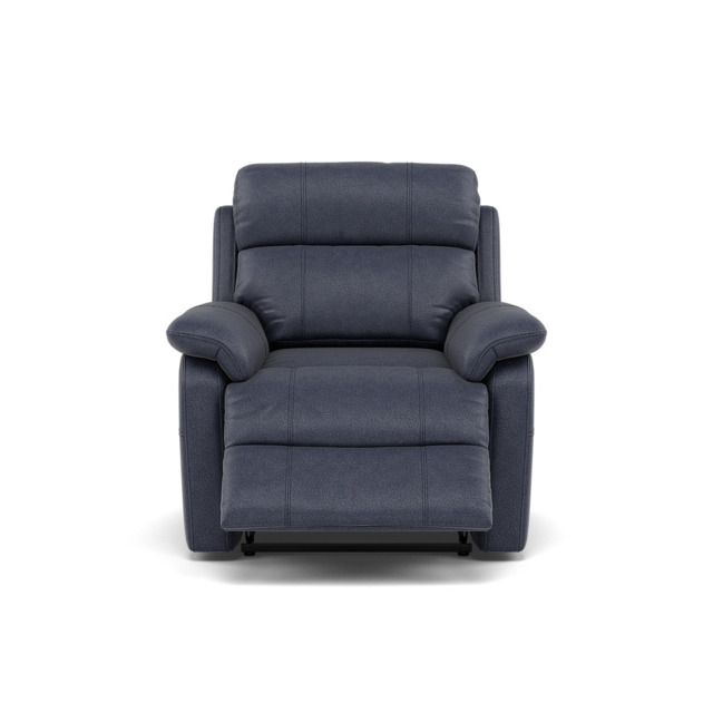 Fara Recliner Armchair - Power Recliner Armchair Fabric - Power Recliner with USB - BFA-BLJ-08 PACIFIC BLUE - image 1
