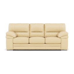 Gino 3 Seater Sofa - 3 Seater Sofa Cat 60 - Cat-60/04 Montana Vanilla Cream / Metal Feet