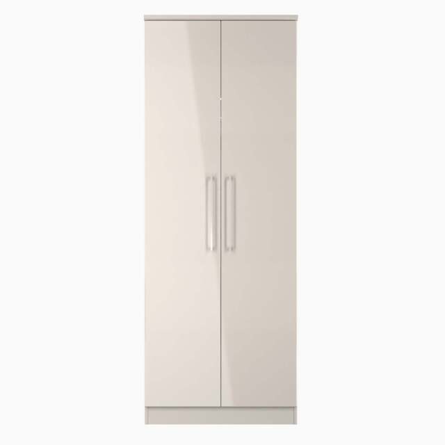 Portland Tall Plain Double Wardrobe - Tall Plain Double Wardrobe - KGK - Kashmir Gloss & Kashmir - image 1