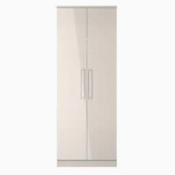 Portland Tall Plain Double Wardrobe - Tall Plain Double Wardrobe - KGK - Kashmir Gloss & Kashmir - thumbnail 1