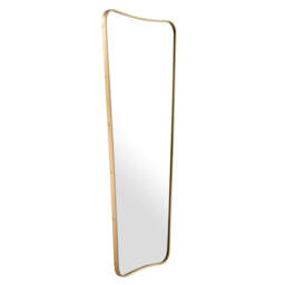 Eichholtz Vivienne L Mirror Brushed Brass Finish - Vivienne L Mirror Brushed Brass Finish - thumbnail 2