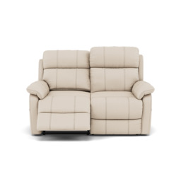 Fara 2 Seater Recliner Sofa - 2 Seater with 2 Power Recliners Cat 25S - Power Recliner with USB - NCS-156E FROST