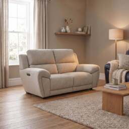 Echo 2 Seater Sofa - 2 Seater Sofa Fabric - FAB-MIL-110 SAND - thumbnail 2