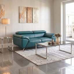 Nicoletti Puccini 2 Seater Sofa - 2 Seater Sofa CB - Torello Grigio (Grey) 329 - thumbnail 2