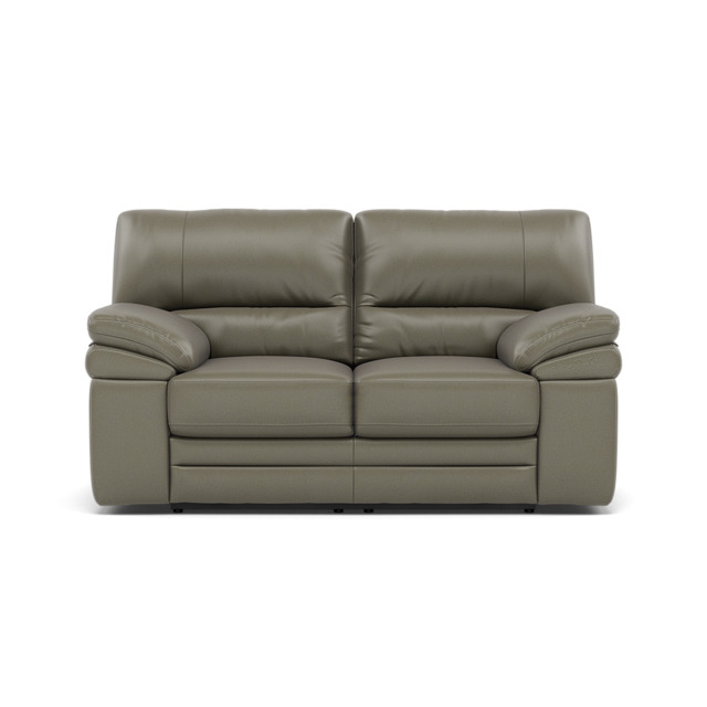 Gino 2 Seater Recliner Sofa - 2 Seater Power Recliner Sofa with USB Cat 60 - Power Recliner with USB - Cat-60/20 Montana Pewter - image 1