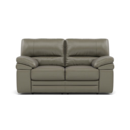 Gino 2 Seater Recliner Sofa - 2 Seater Power Recliner Sofa with USB Cat 60 - Power Recliner with USB - Cat-60/20 Montana Pewter - thumbnail 1