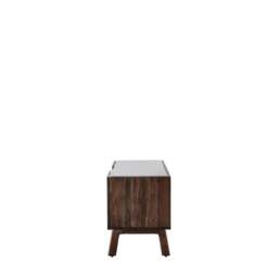 Barcelona Media Cabinet - Media Cabinet Dark Wood / Marble - thumbnail 5