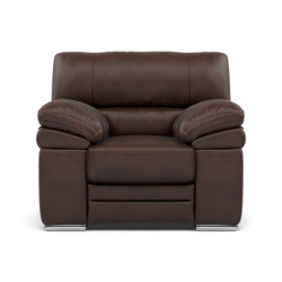 Gino Armchair - Armchair Cat 60 - Cat-60/08 Montana Chocolate / Metal Feet - thumbnail 1