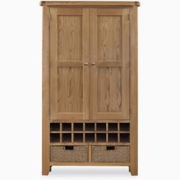 Willowmere Larder Cabinet - Larder Unit Oak - thumbnail 1