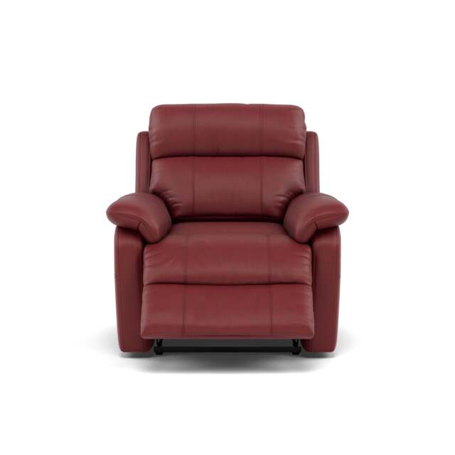Fara Recliner Armchair - Power Recliner Armchair Cat 25S - Power Recliner with USB - NCS-854C RUSTIC RED - image 1