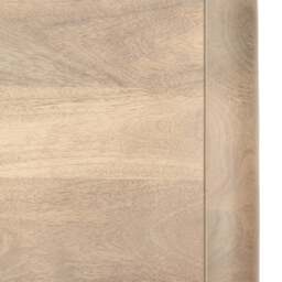 Colonna Bedside Table - 1 Drawer Bedside 45cm Natural Mango Wood / Brass - thumbnail 9