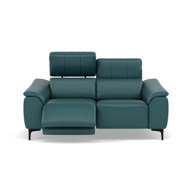 Nicoletti La Scala 2 Seater Sofa Power Recliner Lumbar Support - 2 Seater Sofa Power Recl Lumber Support CK Botero - Power With Power Headrest Footrest Lumbar & USB - Botero 2155 Ottanio - image 1
