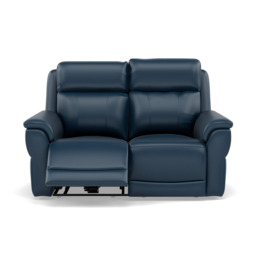 Juno 2 Seater Recliner Sofa - 2 Seater Sofa 2 Power Recliners Lumbar Support Cat 60 - Power with Power Lumbar & USB - Cat-60/17 Montana Ocean - thumbnail 1
