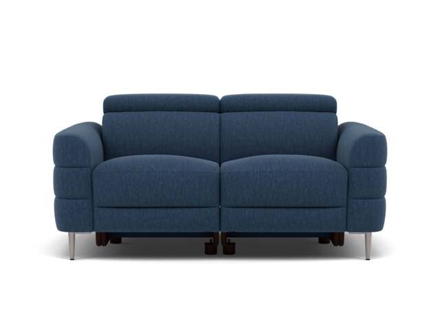 Hoy 2 Seater Sofa - 2 Str Static W/Manual Headrest Fabric - KB-1290-UK Amigo Navy - image 1