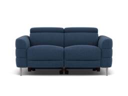 Hoy 2 Seater Sofa - 2 Str Static W/Manual Headrest Fabric - KB-1290-UK Amigo Navy - thumbnail 1