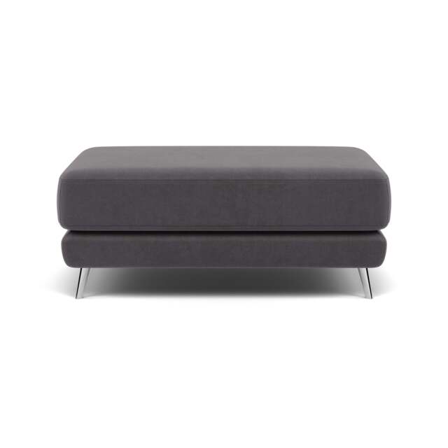 Bolero Footstool - Rectangular Footstool A Fabric - SFA-PEY-12 ELEPHANT - image 1