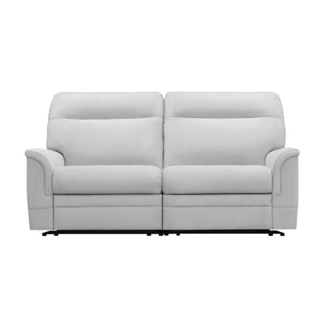 Parker Knoll Hudson 2 Seater Recliner Sofa - 2 Seater Power Double Recliner M Grade Leather - Power Recliner with USB - Madri Moss - image 1