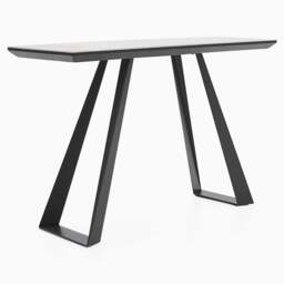 Romany Console Table - Console Table Light Grey Ceramic / Dark Grey - thumbnail 3