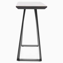Romany Console Table - Console Table Light Grey Ceramic / Dark Grey - thumbnail 4