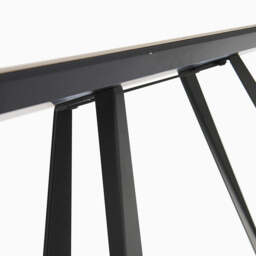 Romany Console Table - Console Table Light Grey Ceramic / Dark Grey - thumbnail 8