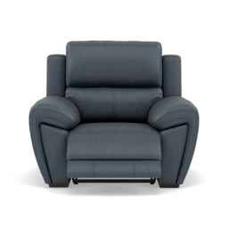 Echo Recliner Armchair - Power Recliner Chair Cat 25S - Power Recliner with USB - NCS-313E OCEAN BLUE