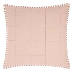 Hebden Stripe Brown Square Cushion - Hebden Stripe 55X55CM Cushion Pecan/Cotta