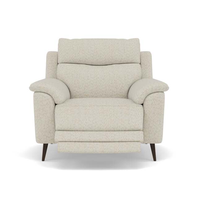 Revel Recliner Armchair - Power Recliner Chair Fabric - Power Recliner with USB - FAB-LKV - 02 BEIGE - image 1