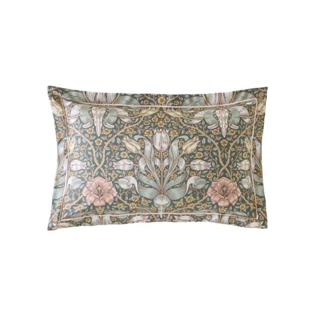 William Morris At Home Spring Thicket Mineral Oxford Pillowcase Pair - Spring Thicket Mineral Oxford Pillowcase Pair - image 1