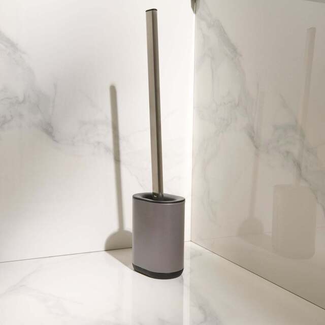 Santorini Platinium Toiliet Brush - SALE Santorini TPR Toilet Brush Platinum - image 1
