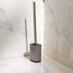 Santorini Platinium Toiliet Brush - SALE Santorini TPR Toilet Brush Platinum