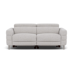 Hoy 3 Seater Sofa - 3 Str Static W/Manual Headrest Fabric - KB-1280-UK Darwin Silver