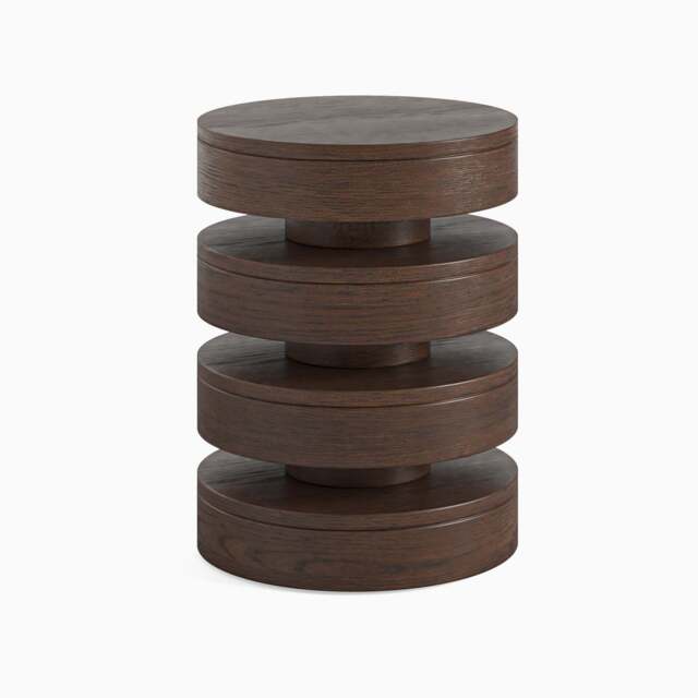 Sonoma Side Table - Bobbin Side Table Oak - image 1