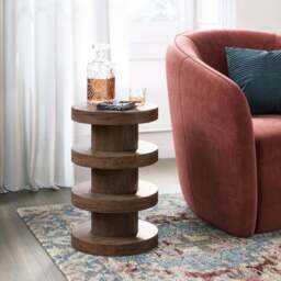 Sonoma Side Table - Bobbin Side Table Oak - thumbnail 2