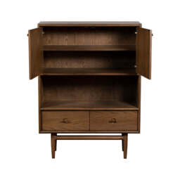G Plan Marlow Display Cabinet - Display Cabinet Medium-Tone Oak - thumbnail 3