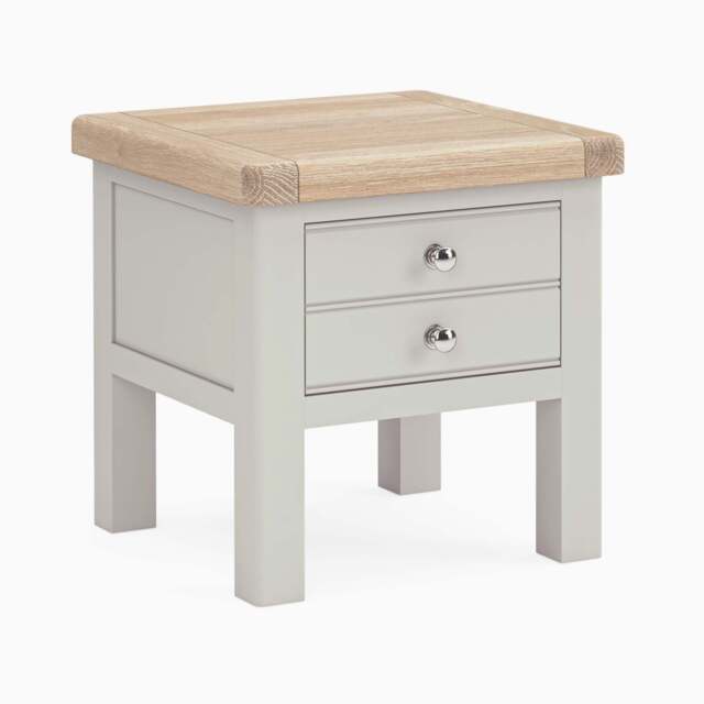 Salford Side Table - Lamp Table Stone Grey - image 1