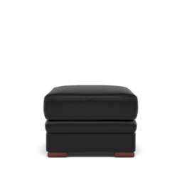 Gino Storage Footstool - Storage Stool Cat 55 - Cat-55/72 New Club Dark Grey / Wooden Feet - thumbnail 1