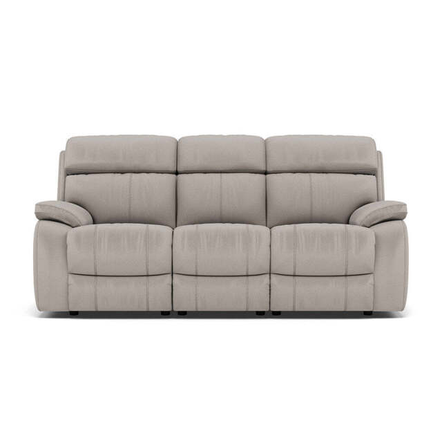 Galaxy 3 Seater Sofa - 3 Seater Fabric - BFAMAD-02 SILVER GREY - image 1