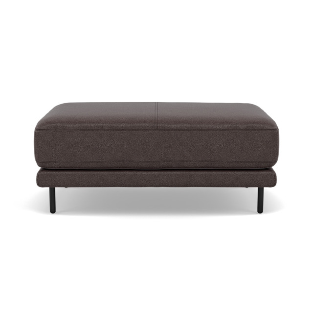 Morris Large Footstool - Rectangular footstool A Fabric - BFA-BLJ-088 CHARCOAL GREY - image 1