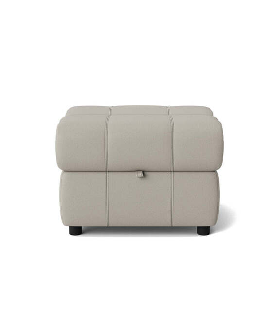 Galaxy Storage Footstool - Storage Foostool Cat 20S - BXS-946B FEATHER GREY - image 1