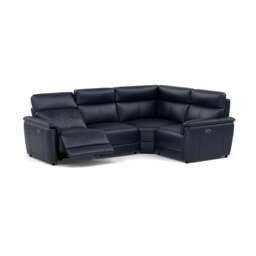 Orkney Small Corner Recliner Sofa - Combination 8 2.5 Corner 1.25 Power Cat 20S - Power Recliner with USB - BXS-036C NAVY